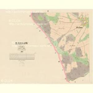 Radnow - c6365-1-002 - Kaiserpflichtexemplar der Landkarten des stabilen Katasters