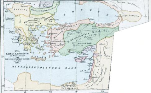 Latein. Kaisertum in Constantinopel und die christlichen Reiche im Orient 1204