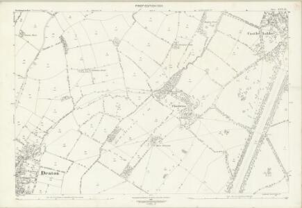 Northamptonshire XLVI.13 (includes: Castle Ashby; Cogenhoe; Denton; Yardley Hastings) - 25 Inch Map