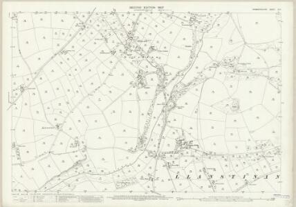 Pembrokeshire IX.11 (includes: Fishguard South; Llanstinan; Marnawan) - 25 Inch Map