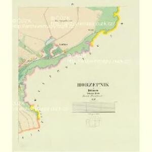 Horzepnik - c2218-1-004 - Kaiserpflichtexemplar der Landkarten des stabilen Katasters