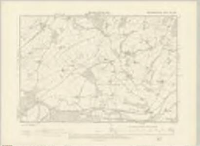 Montgomeryshire XLII.SW - OS Six-Inch Map