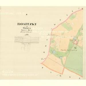 Rositzky - m2621-1-002 - Kaiserpflichtexemplar der Landkarten des stabilen Katasters