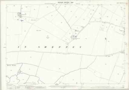 Kent XIII.15 (includes: Minster in Sheppey) - 25 Inch Map