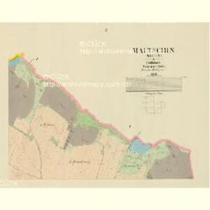 Maltschin (Malčin) - c4387-1-002 - Kaiserpflichtexemplar der Landkarten des stabilen Katasters