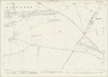 Hampshire and Isle of Wight XL.12 (includes: Crawley; Littleton; Sparsholt; Winchester) - 25 Inch Map