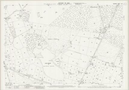 Cheshire XL.6 (includes: Delamere; Little Budworth; Marton; Oakmere) - 25 Inch Map