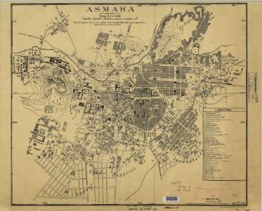 Asmara [Town plan] (1938)