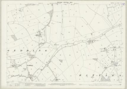 Suffolk LV.7 (includes: Drinkstone; Felsham; Gedding; Rattlesden) - 25 Inch Map