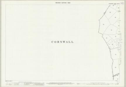 Devon LXXIII.9 (includes: Jacobstow; North Petherwin; Warbstow; Week St Mary) - 25 Inch Map