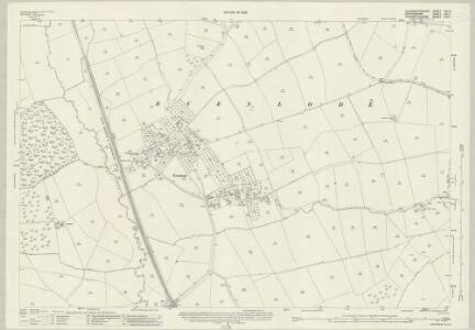 Gloucestershire XXII.7 (includes: Adlestrop; Broadwell; Chastleton; Donnington; Evenlode; Longborough) - 25 Inch Map
