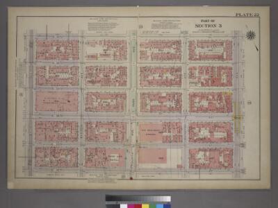 Plate 22, Part of Section 3: [Bounded by E. 37th Street, Third Avenue, E. 32nd Street and Fifth Avenue.]