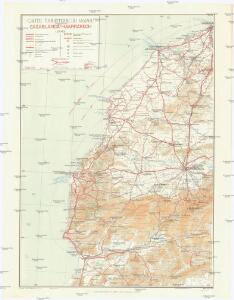 Carte touristique du Maroc