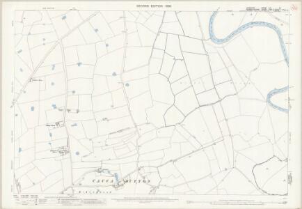 Cheshire LIII.15 (includes: Caldecott; Crewe; Holt; Is Y Coed) - 25 Inch Map