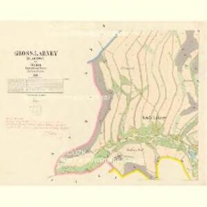 Gross-Labney (Hlawnow) - c1863-1-002 - Kaiserpflichtexemplar der Landkarten des stabilen Katasters