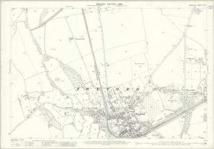 Berkshire XXX.10 (includes: Ruscombe; Twyford; Wargrave; Woodley and Sandford) - 25 Inch Map