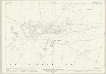 Nottinghamshire X.2 (includes: North Wheatley; South Wheatley; Sturton Le Steeple) - 25 Inch Map