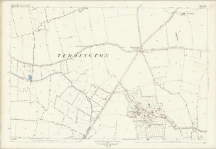 Worcestershire LV.12 (includes: Ashchurch; Beckford; Oxenton; Teddington) - 25 Inch Map