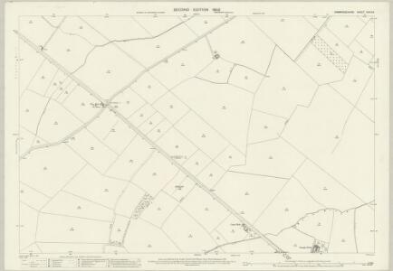 Cambridgeshire XXXIX.8 (includes: Dry Drayton; Girton; Histon; Oakington) - 25 Inch Map