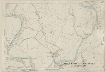 Lancashire LV.1 (includes: Aighton Bailey And Chaigley; Clitheroe; Great Mitton; Little Mitton; Wiswell) - 25 Inch Map