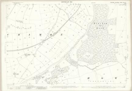 Yorkshire CXLI.12 (includes: Crambe; Howsham; Westow; Whitwell On The Hill) - 25 Inch Map
