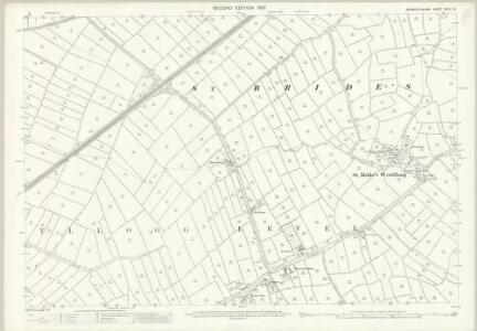 Monmouthshire XXXIII.15 (includes: Coedcernyw; Peterstone Wentlloog; St Brides Wentlloog) - 25 Inch Map