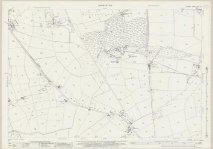 Durham XLII.14 (includes: Etherley; Heighington; Shildon) - 25 Inch Map