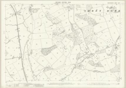 Herefordshire XLIV.3 (includes: Abbey Dore; Bacton) - 25 Inch Map