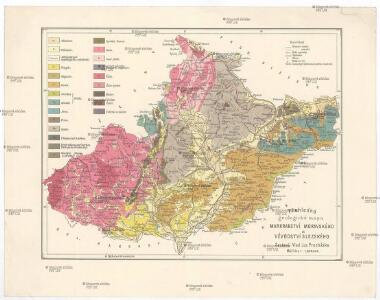 Přehledná geologická mapa Markrabství moravského a Vévodství slezského