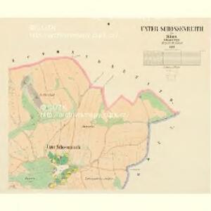 Unter-Schossenreith - c1267-1-002 - Kaiserpflichtexemplar der Landkarten des stabilen Katasters