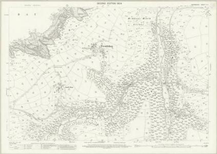 Devon II.14 (includes: Martinhoe; Parracombe; Trentishoe) - 25 Inch Map