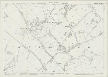 Hampshire and Isle of Wight XXVII.5 (includes: Herriard; Weston Corbett) - 25 Inch Map