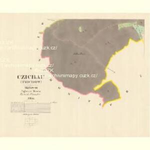 Czichau (Tzichow) - m0225-1-004 - Kaiserpflichtexemplar der Landkarten des stabilen Katasters