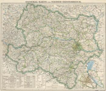 General-Karte von Nieder-Osterreich