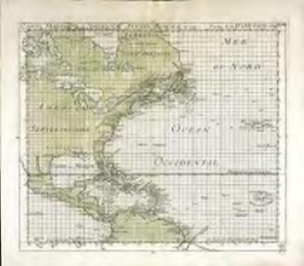 Carte marine de l'Amerique septentrionale et une partie de la B.e d'Hudson