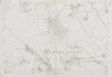 Somerset VIII.13 (includes: Bath; Charlcombe; Swainswick; Weston) - 25 Inch Map