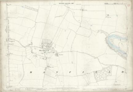 Durham LIV.11 (includes: Aldbrough; Low Coniscliffe; Manfield) - 25 Inch Map