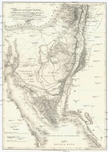 Karte des peträischen Arabien und des südlichen Theiles von Sirien