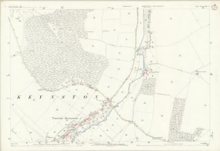 Dorset XXV.9 (includes: Shapwick; Tarrant Keynston; Tarrant Rushton) - 25 Inch Map