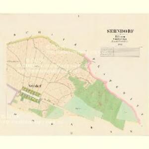 Sehndorf - c4832-1-001 - Kaiserpflichtexemplar der Landkarten des stabilen Katasters
