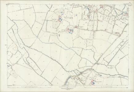Gloucestershire XVIII.16 (includes: Boddington; Leigh; Norton) - 25 Inch Map
