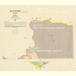 Branžesch (Branžež) - c0473-1-001 - Kaiserpflichtexemplar der Landkarten des stabilen Katasters