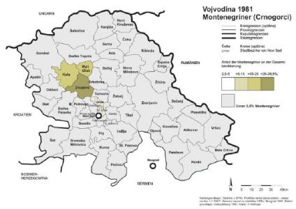 Vojvodina 1981. Montenegriner (Crnogorci)