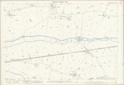 Cheshire XLVII.12 (includes: Beeston; Huxley; Tattenhall; Tiverton) - 25 Inch Map