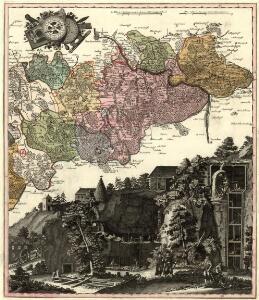 Mappa Geographica Circuli Metalliferi Electoratus Saxoniae cum omnibus, quae in eo comprehenduntur Praefecturis et Dynastiis