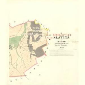 Slatina - m2760-1-002 - Kaiserpflichtexemplar der Landkarten des stabilen Katasters