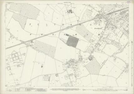 Middlesex XX.13 (includes: Feltham; Hanworth) - 25 Inch Map
