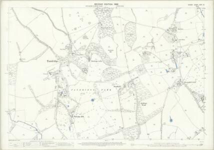 Surrey XXVII.16 (includes: Oxted; Tandridge) - 25 Inch Map