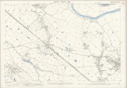 Cheshire XXXIII.7 (includes: Acton Bridge; Crowton; Little Leigh; Weaverham cum Milton) - 25 Inch Map