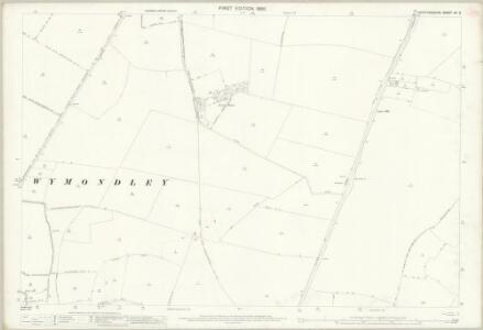 Hertfordshire XII.3 (includes: Graveley; Letchworth; Wymondley) - 25 Inch Map
